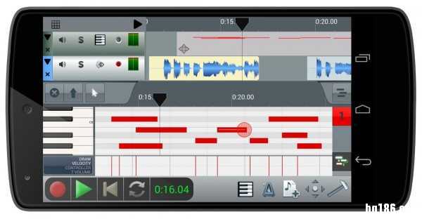 n-Track Studio for Android 1.1 版本开始支持 USB 音频和 MIDI