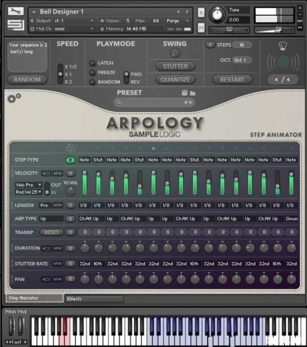 Sample Logic 的 Arpology 琶音乐器音色插件上市