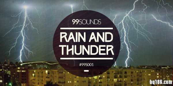 免费 Loop WAV 采样合集 Rain And Thunder