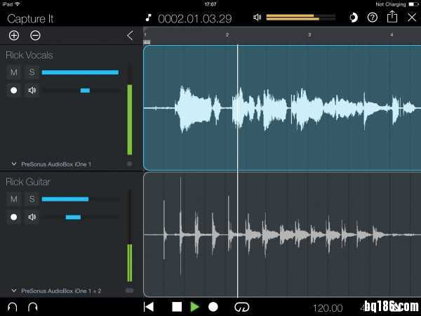 PreSonus 发布 Capture for iPad 多轨录音应用，也有免费版体验