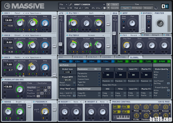 Native Instruments Massive 合成器插件教学（1）：简介