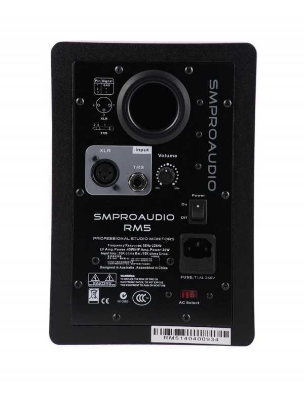 SM Pro Audio 正式推出 5 英寸两分频监听音箱 RM5，现已上市！