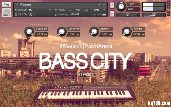 模拟/FM 贝司音色库 Bass City 免费下载