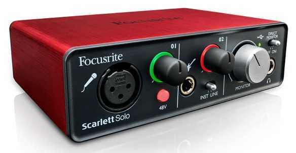 Focusrite 发布最小的 Scarlett Solo 音频接口