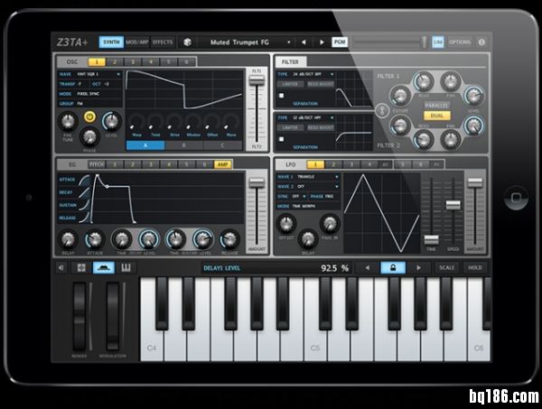 Cakewalk 更新 Z3TA+ For iPad，新增音阶调音、用户波形等