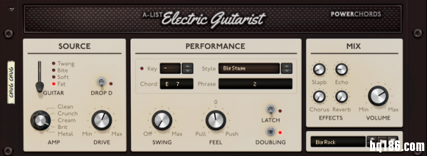 Propellerhead 发布 A-List Electric Guitarist Power Chords 机架扩展