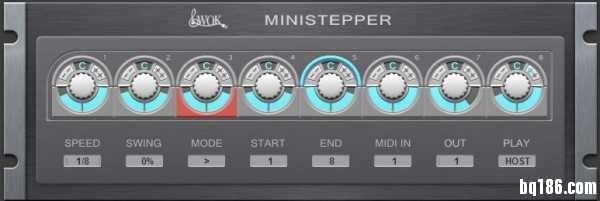 WOK 发布 Ministepper 免费 MIDI 步进音序器插件