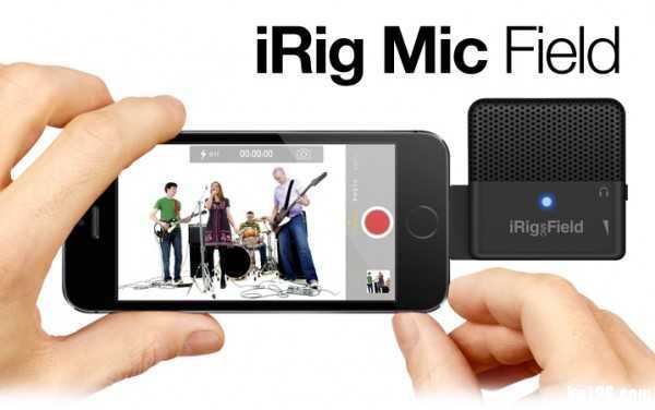 IK Multimedia 发布 iRig Mic Field 立体声便携麦克风