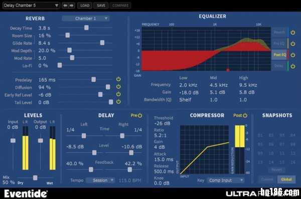 Eventide 发布终极混响效果器插件 UltraReverb