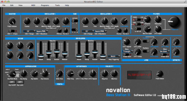 第三方的 Novation Bass Station 2 编辑器插件发布