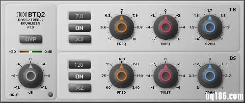 来自J1000 的免费均衡器插件 BTQ2