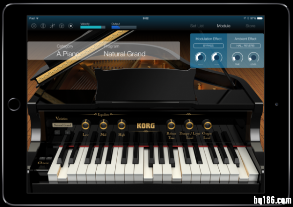 来自Korg 的 Module For iPad 键盘乐器音源应用