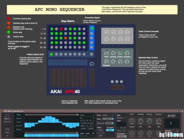 Max For Live 音序器 APC Mono Sequencer 免费下载