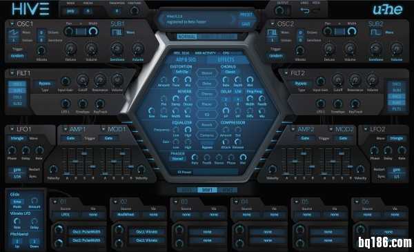 u-he 放出神秘的 Hive 合成器插件截图