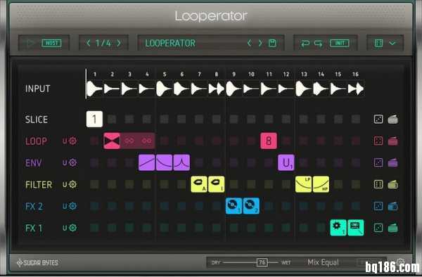 Sugar Bytes 发布乐句处理插件 Looperator