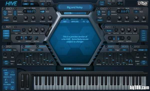 u-he Hive 合成器插件推出预览版 + 预购