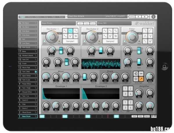 Waldorf 发布 Attack for iPad 鼓机+音序器应用