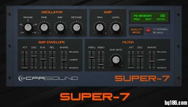 来用免费的 SUPER-7 VST 合成器插件获得 Roland JP8000/8080 的声音