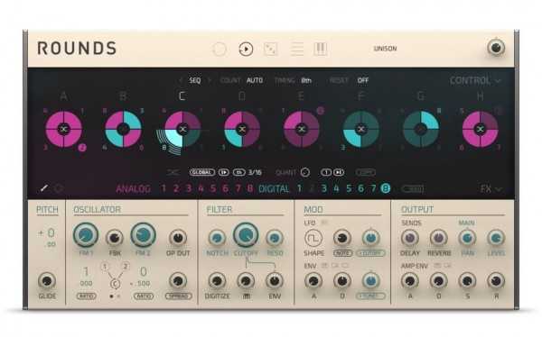 Native Instruments 更新 Reaktor 合成器插件 Rounds