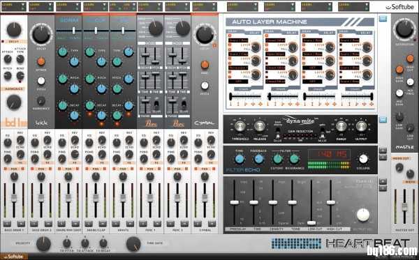 Softube  物理建模的鼓合成器插件 Heartbeat 上市