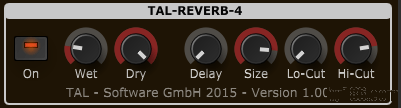 TAL 发布免费的 TAL-Reverb-4 经典混响插件