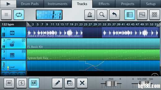 FL Studio Mobile HD for iPad 小升级到 2.5 版本，支持 Inter-App Audio