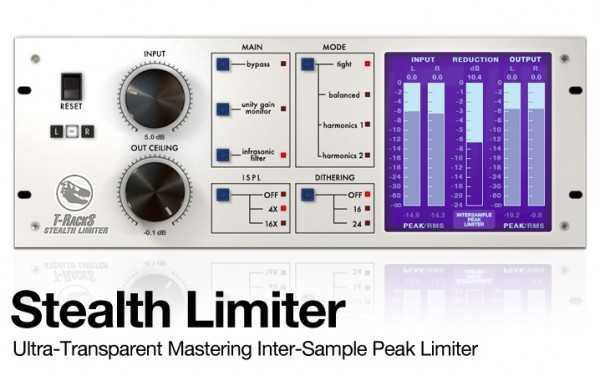 IK Multimedia 发布 T-RackS Stealth Limiter 母带限制器插件