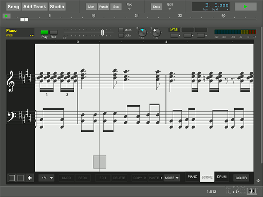 iPad 数字音频工作站 MultitrackStudio 增加 Audio Unit（AU）支持