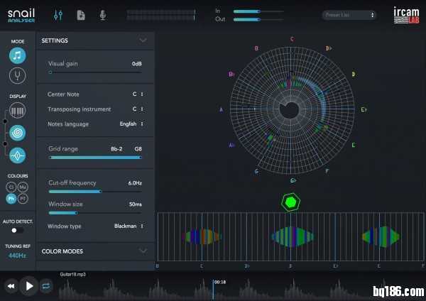 次时代的调性分析软件 Snail 已经由 Ircam Lab 推出