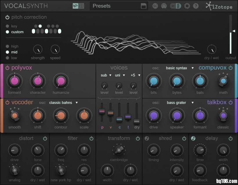 iZotope 发布 VocalSynth，提供了革命性的歌声效果